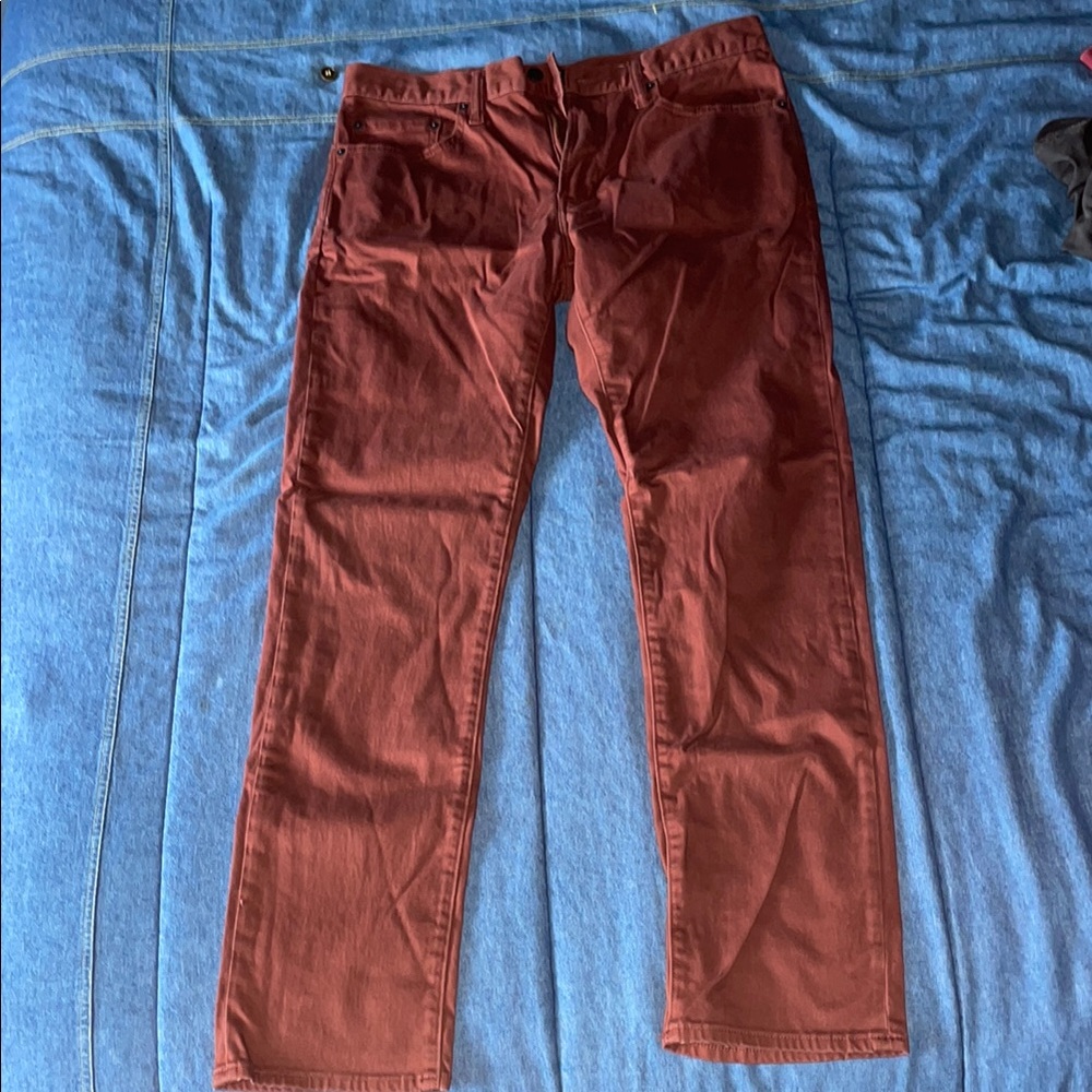 GAP Rich Burgundy Soft Wear Pants